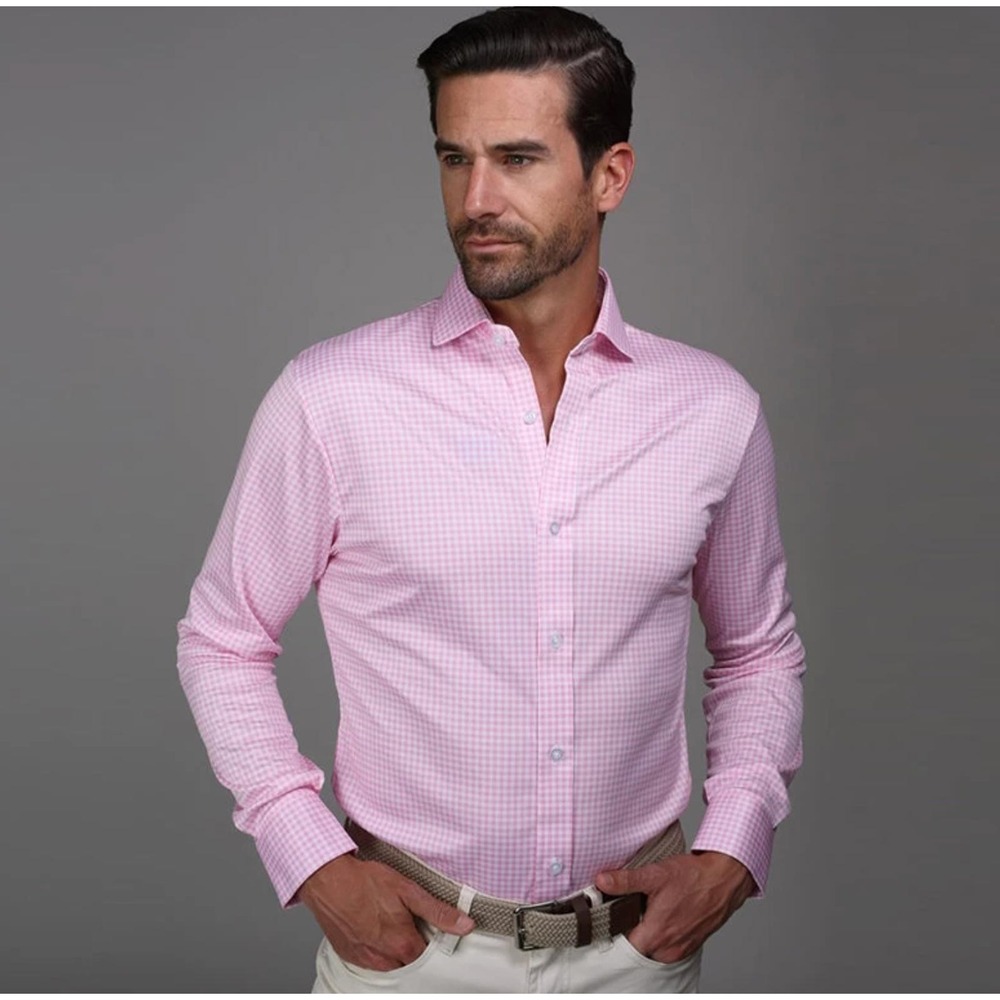 Collars & Co. NWT Quattro Flex Dress Shirt with Semi-Spread Collar - Size Small